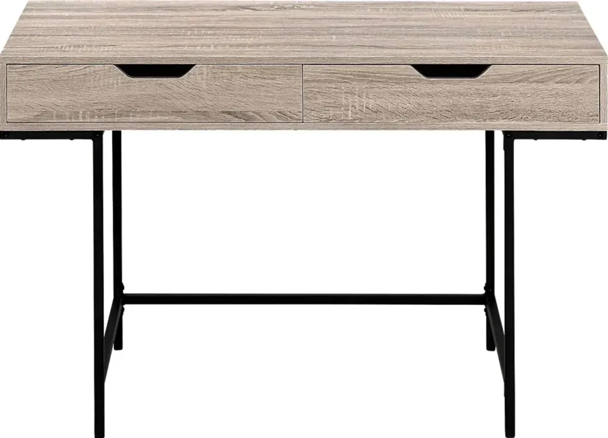 Rockmart Taupe Desk