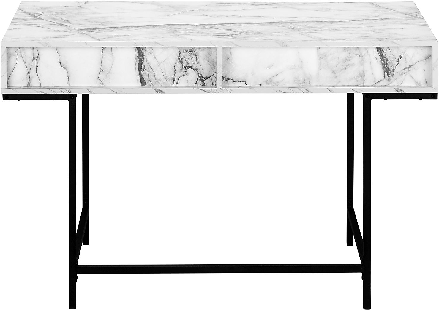Rockmart White Marble Desk