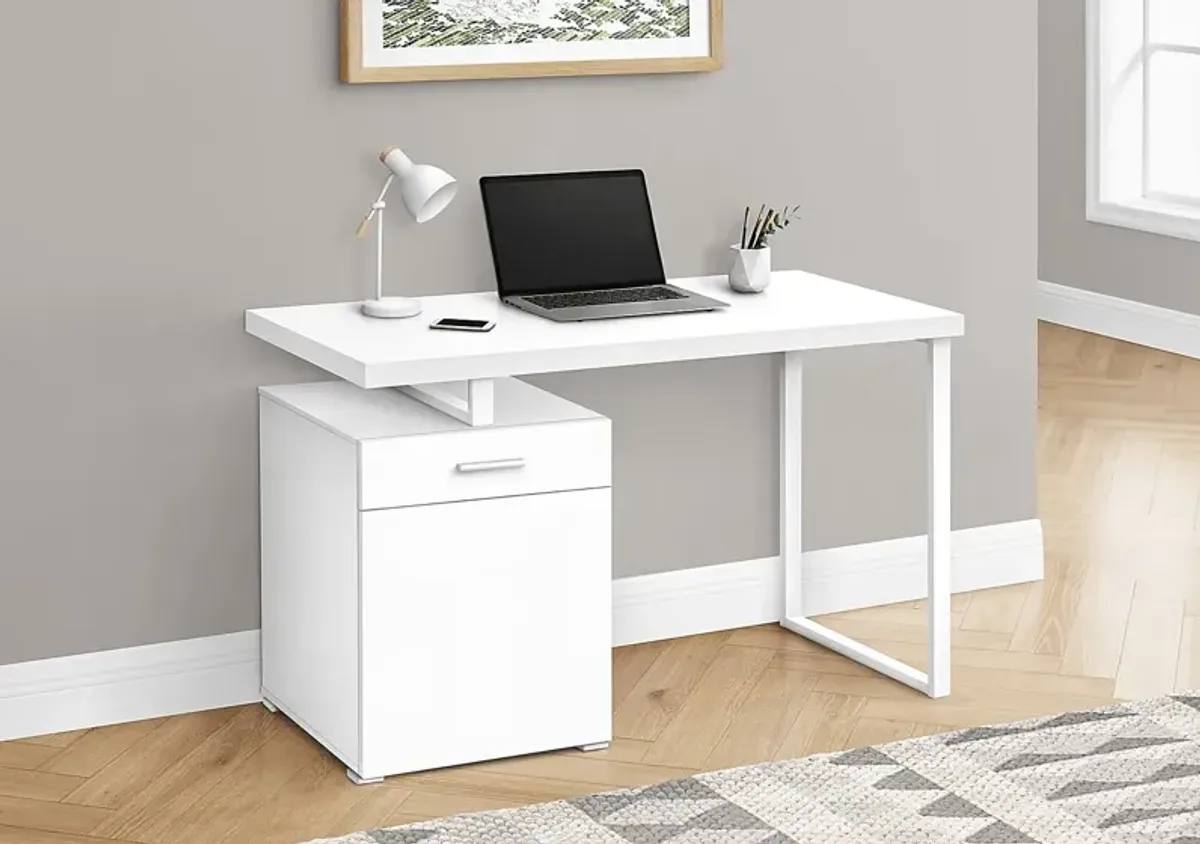 Washita White Desk