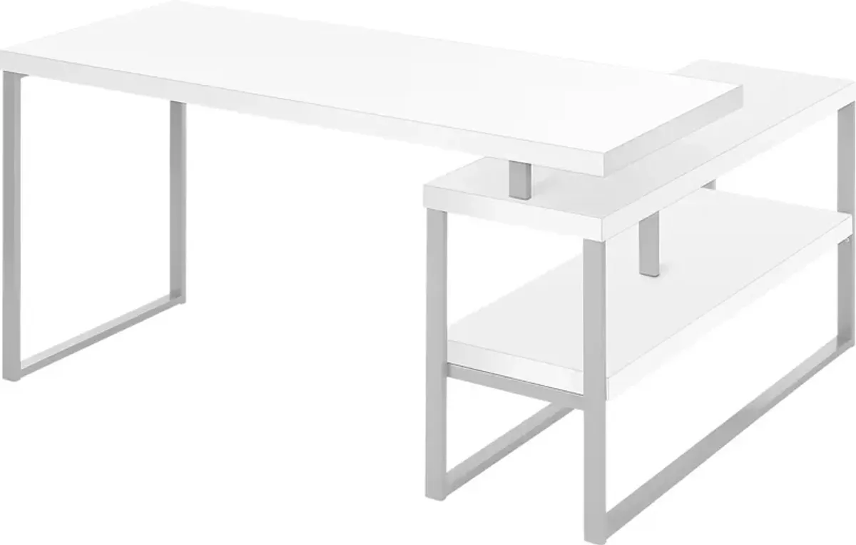 Woodrill White Desk