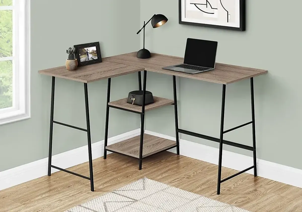 Waterridge Taupe Desk