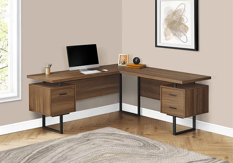 Halladay Walnut Desk