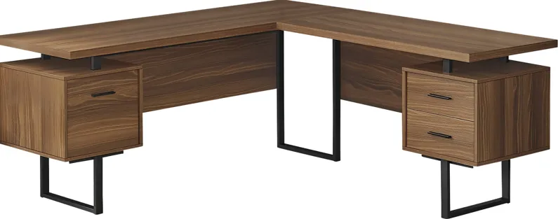 Halladay Walnut Desk