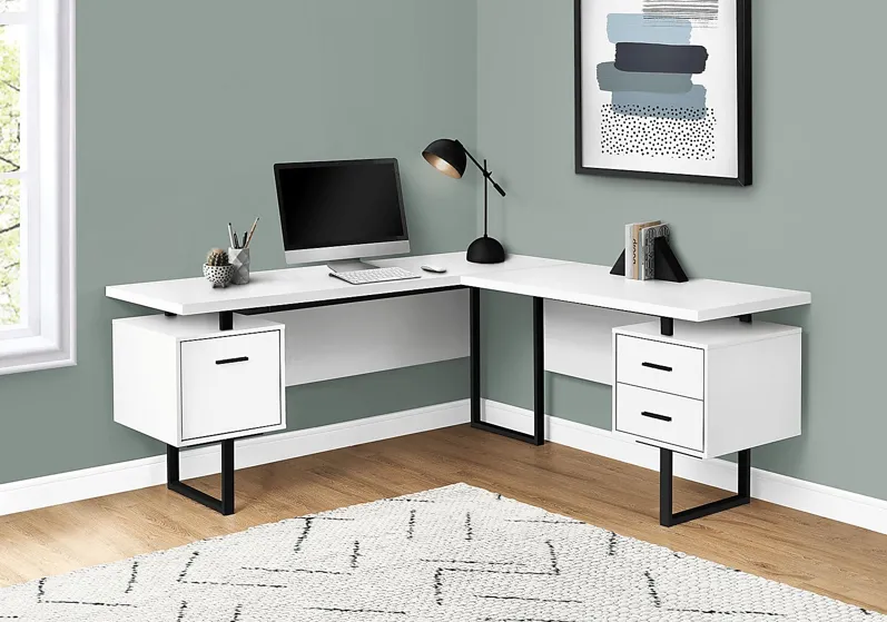 Ammonett White Desk