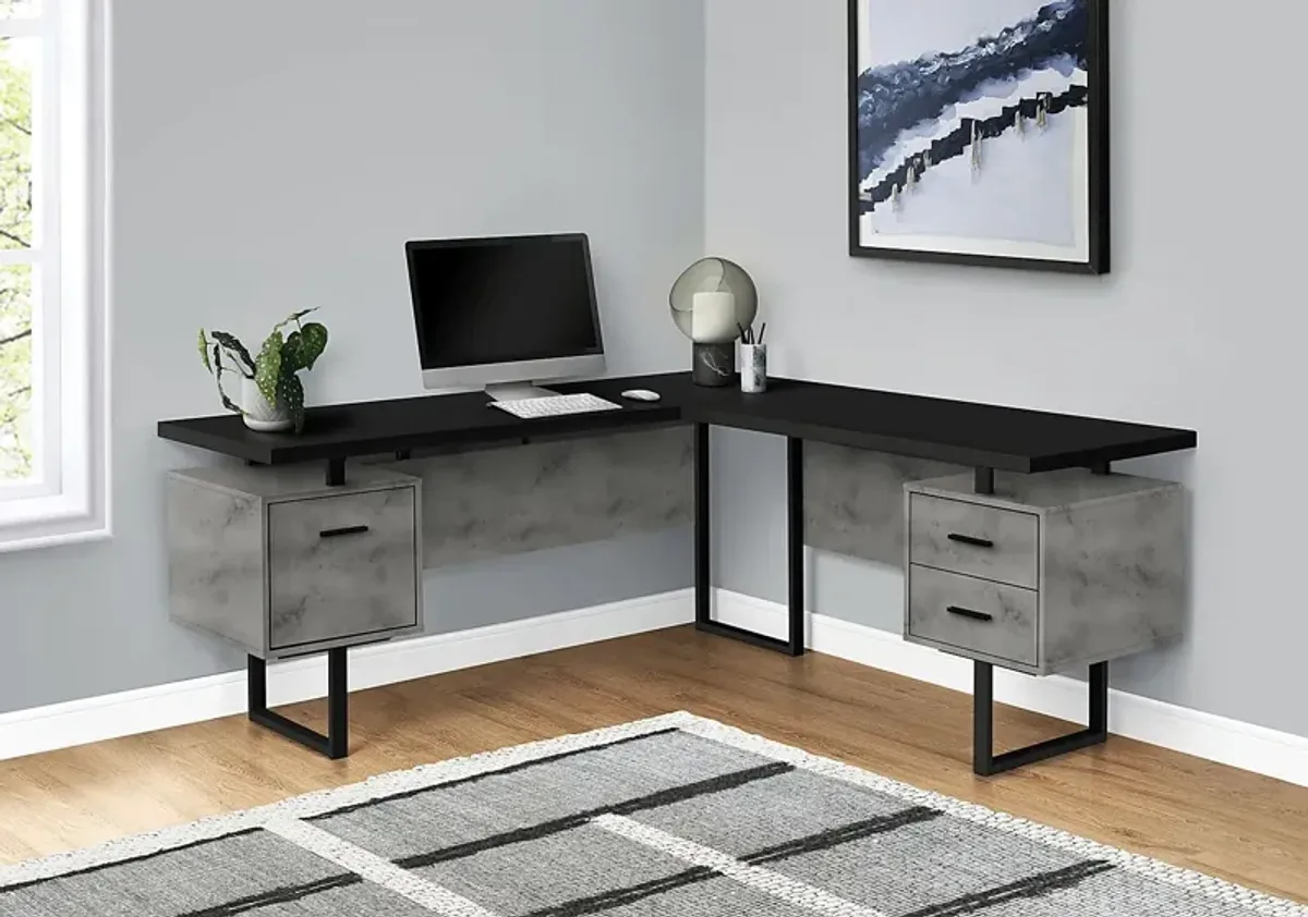 Ammonett Gray Desk