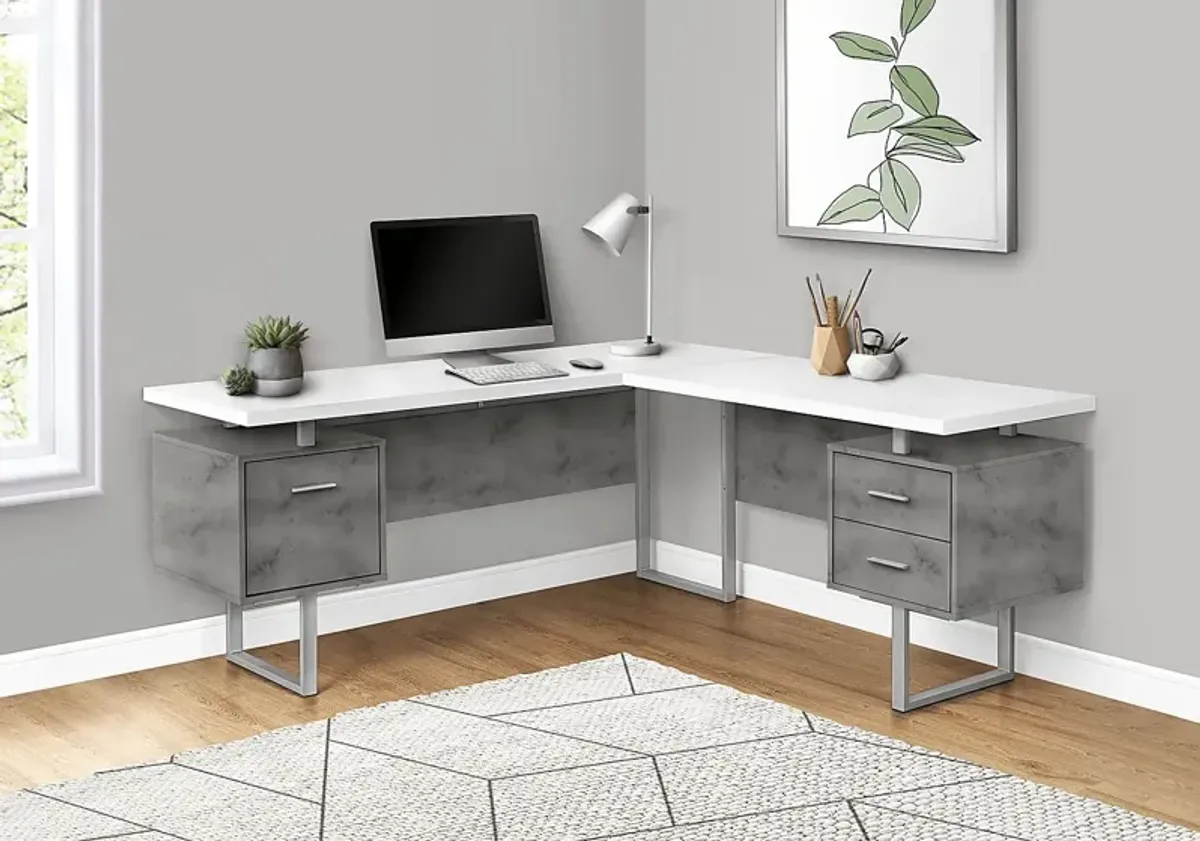 Ammonett Silver Desk