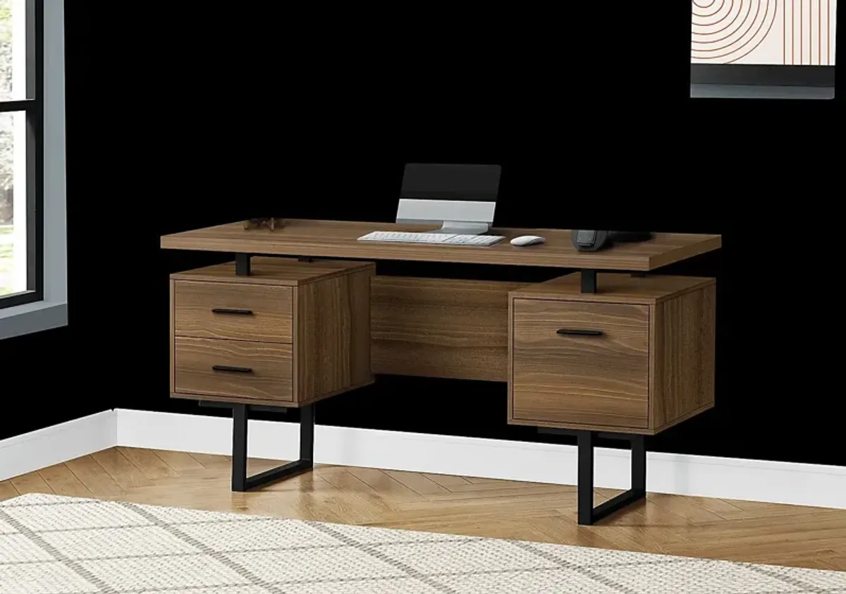 Billingsly Walnut Desk