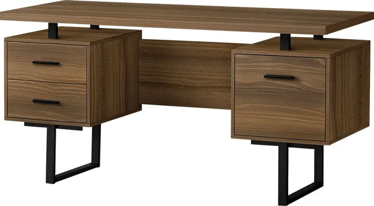 Billingsly Walnut Desk