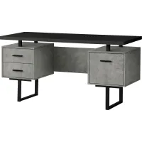 Billingsly Charcoal Desk