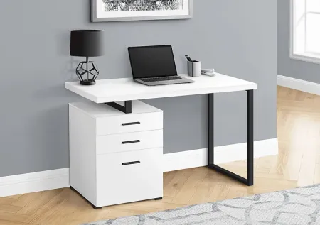 Calavetti White Desk