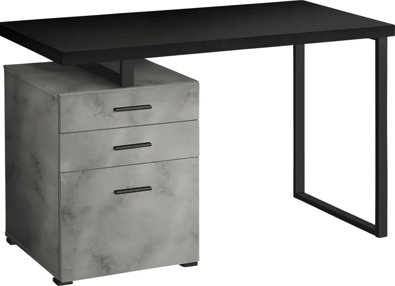 Calavetti Charcoal Desk