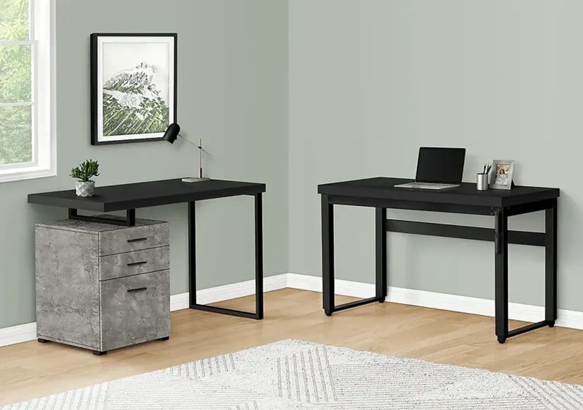 Benbow Black Desk