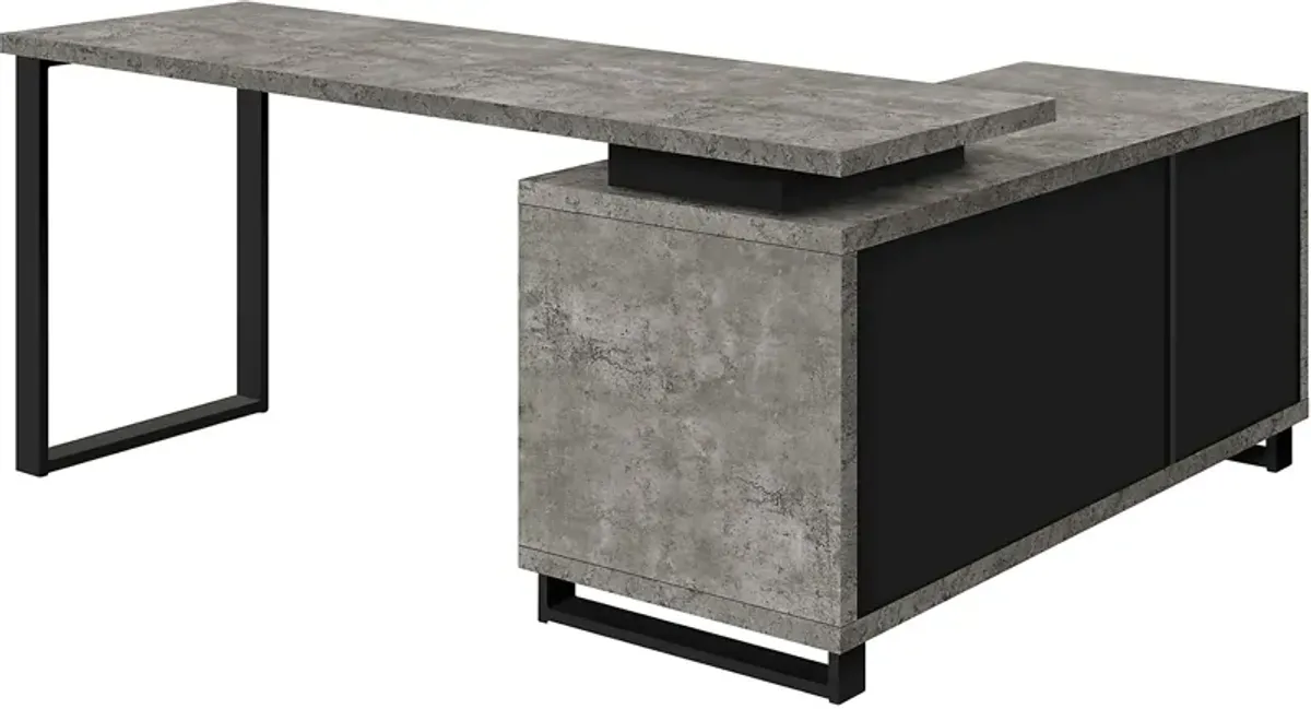 Winfair Gray Desk