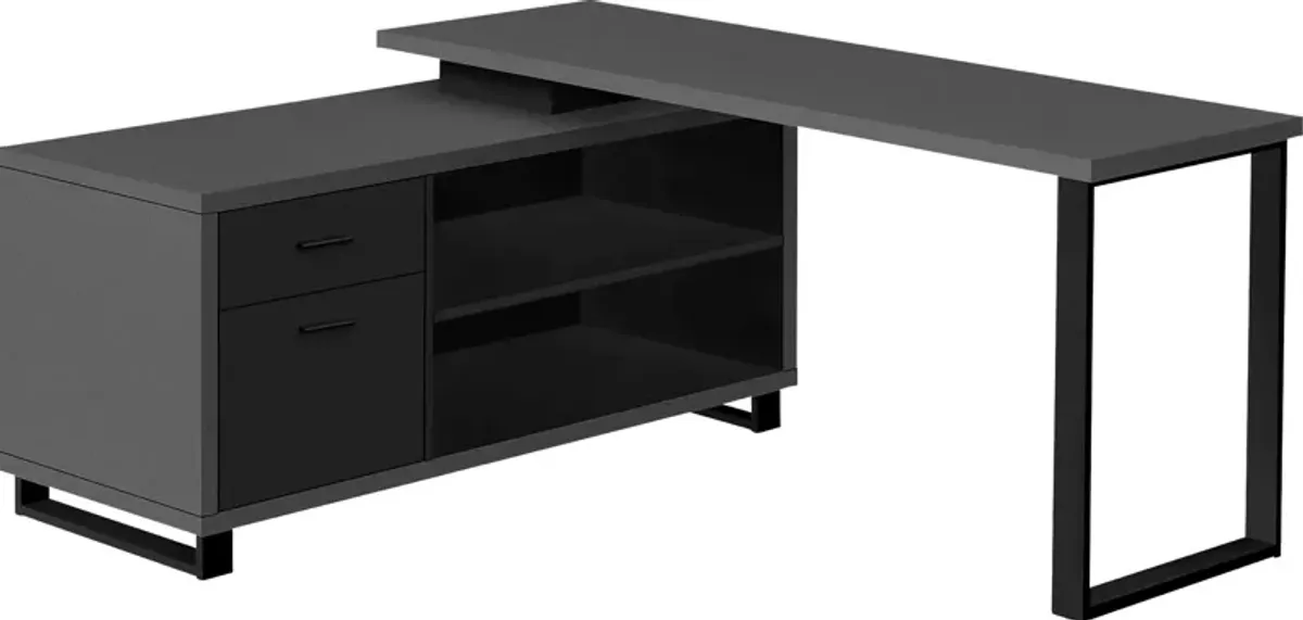 Winfair Charcoal Desk