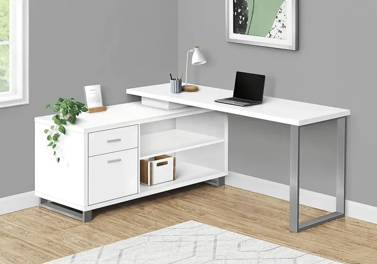 Winfair White Desk