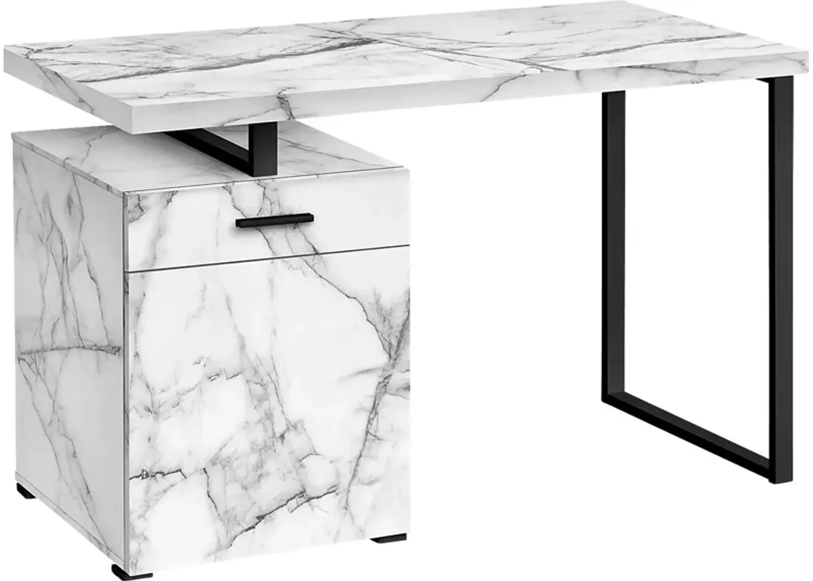 Washita White Marble Desk