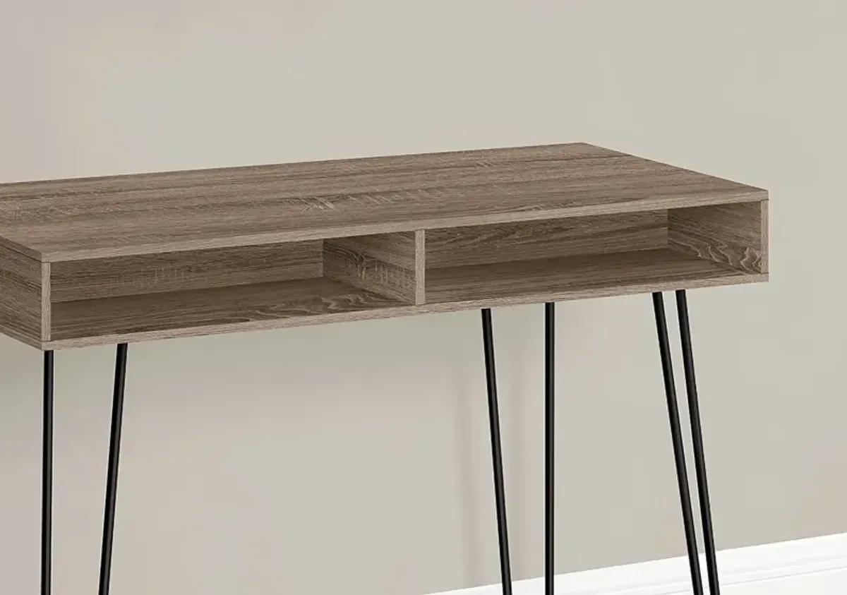 Waterpine Taupe Desk