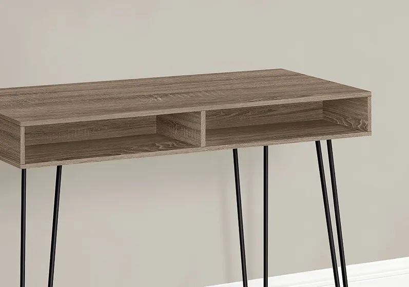 Waterpine Taupe Desk