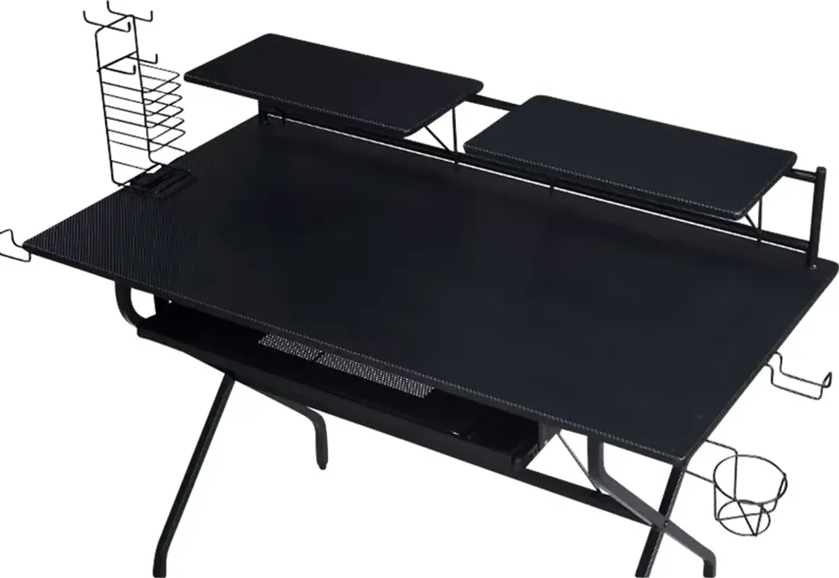 Harimoney Black Computer Desk