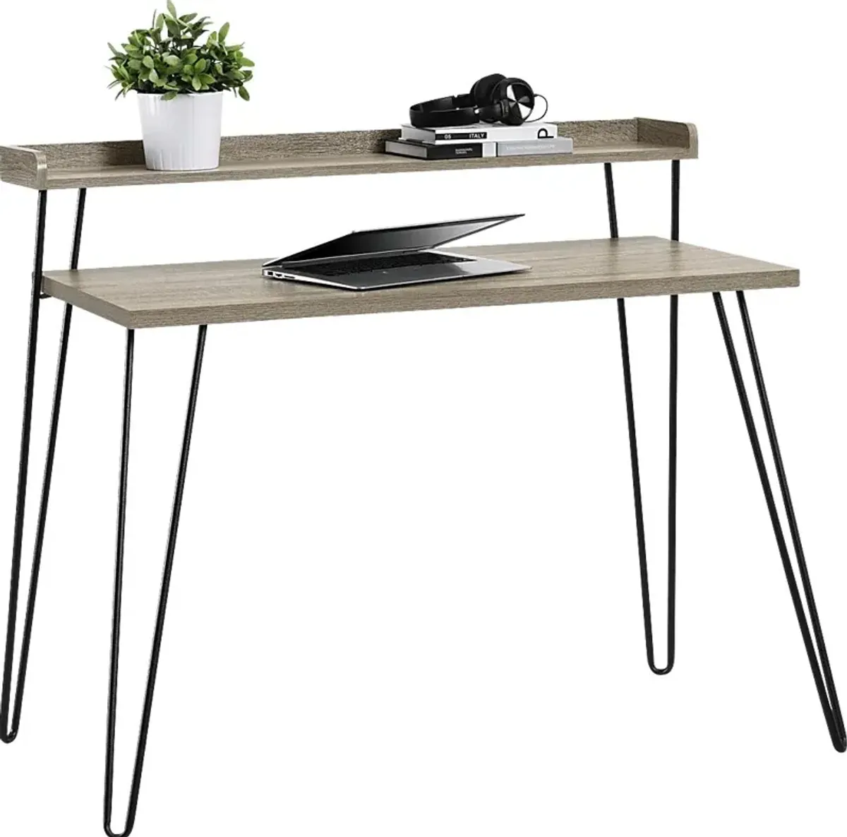 Butterroot Gray Desk