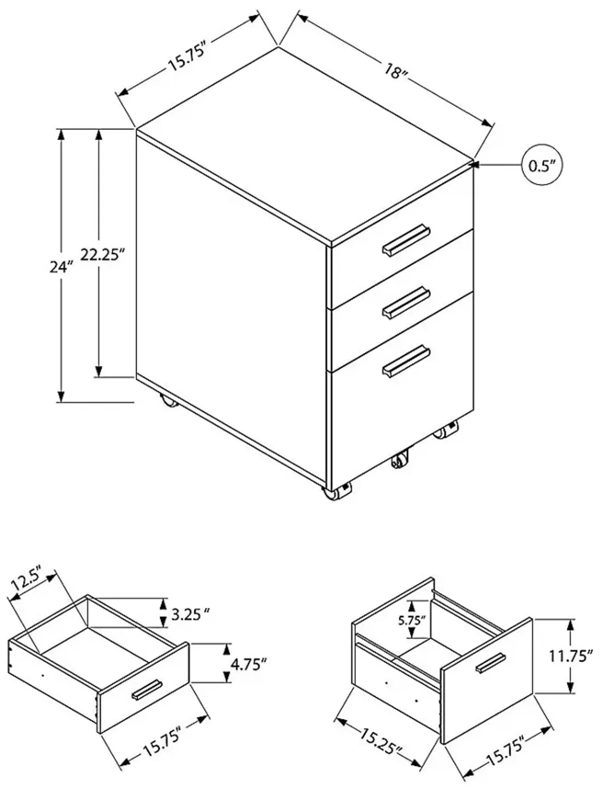 Syreeta White Filing Cabinet