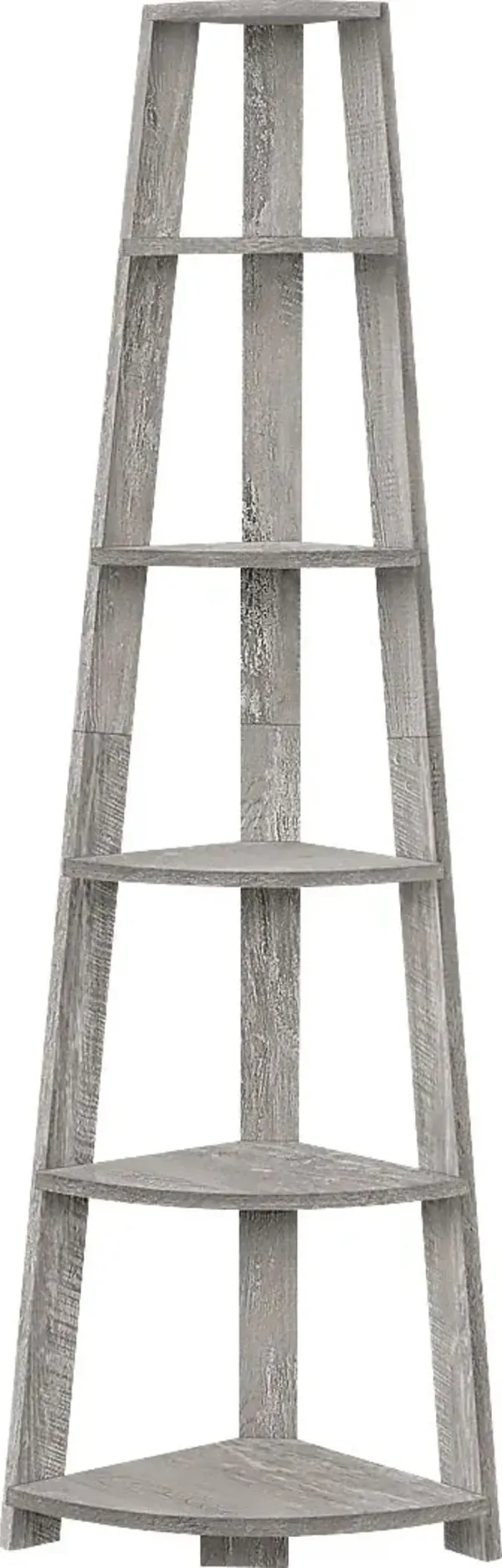 Backstretch Gray Bookcase