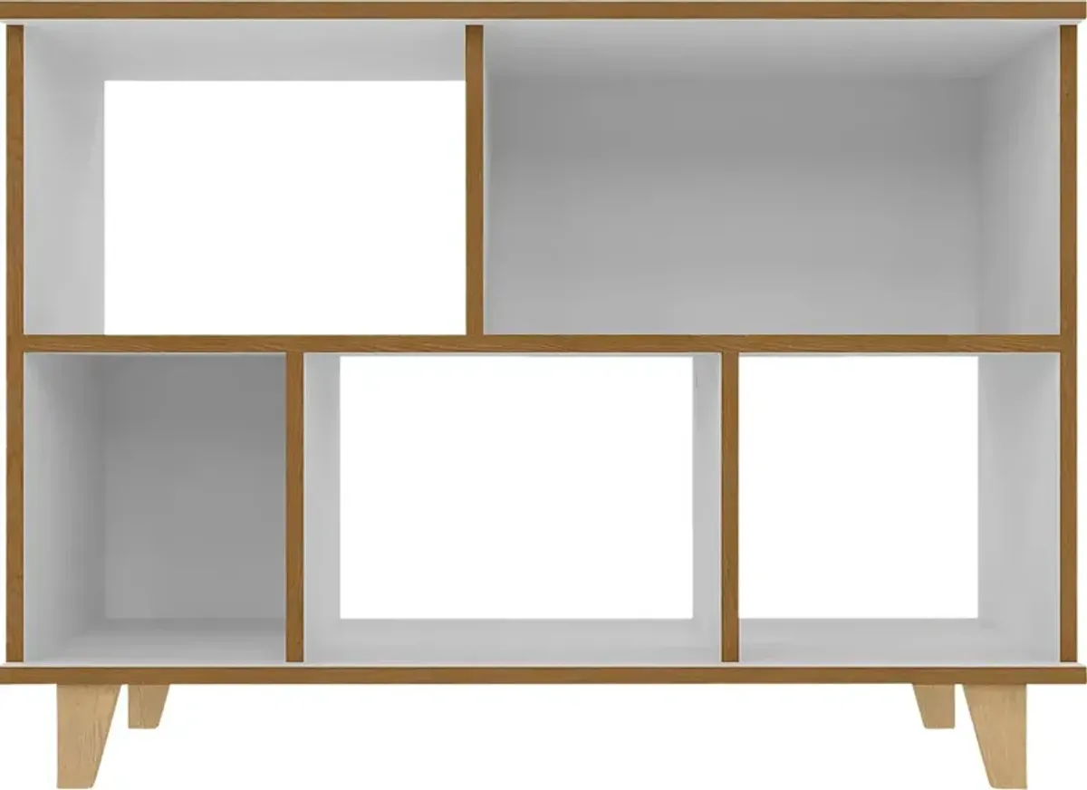 Arvilla White Bookcase