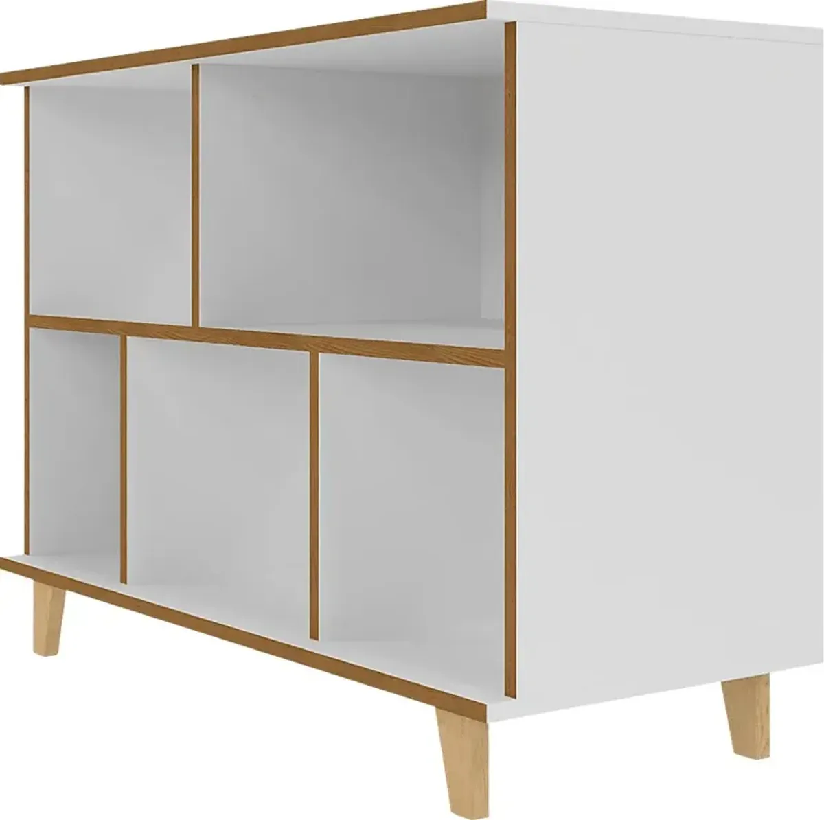 Arvilla White Bookcase