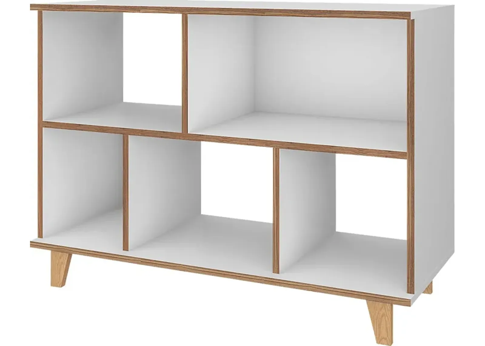 Arvilla White Bookcase