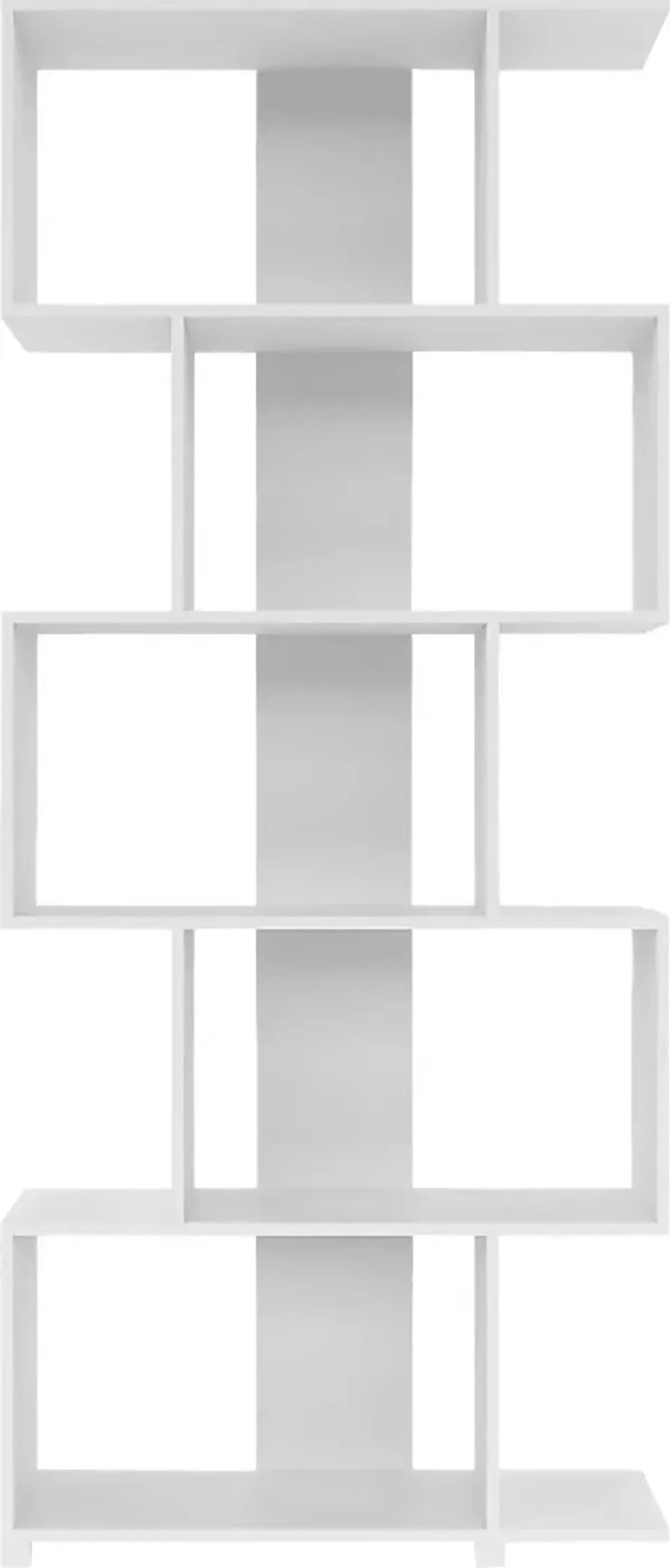 Brinlee White Bookcase