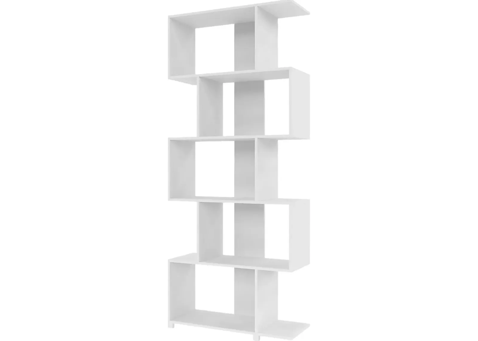 Brinlee White Bookcase