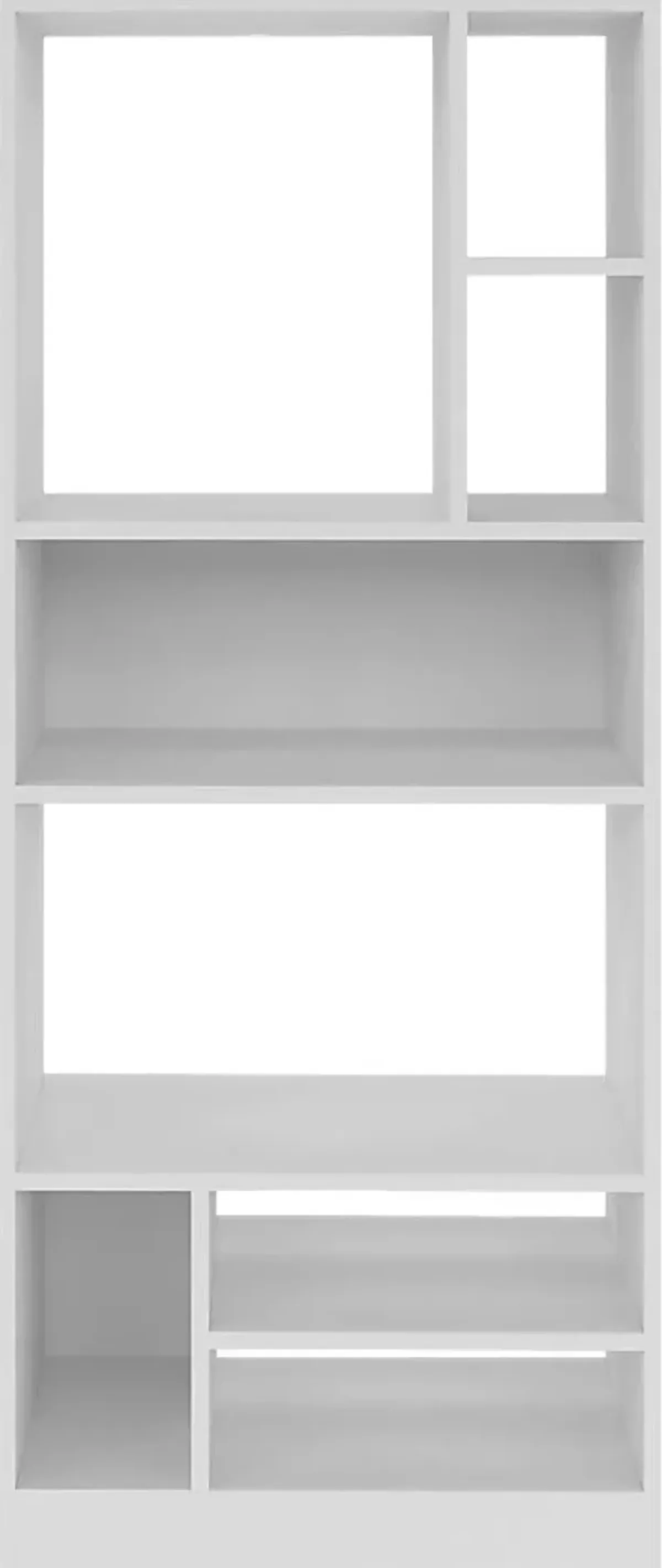 Brundrette II White Bookcase