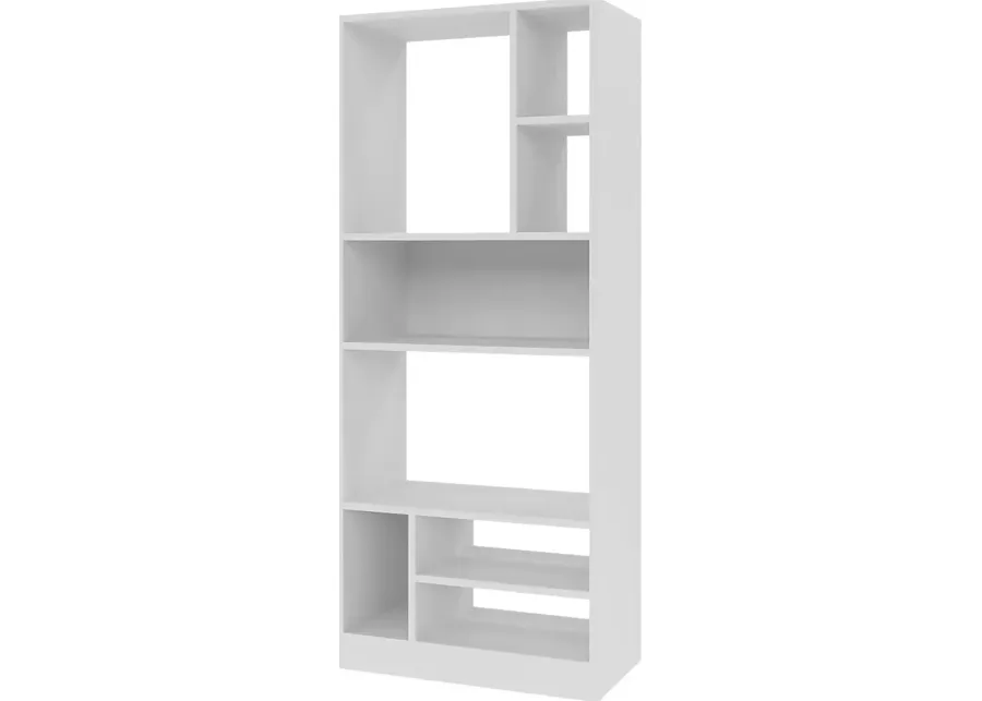 Brundrette II White Bookcase