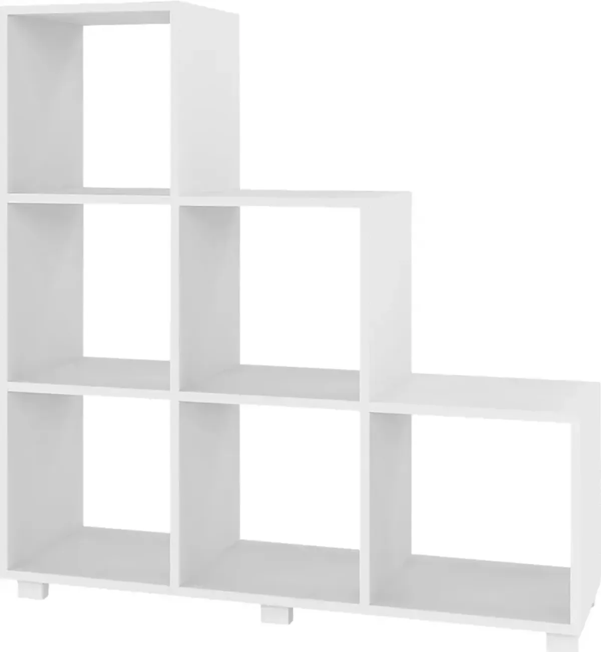 Cascio White Bookcase