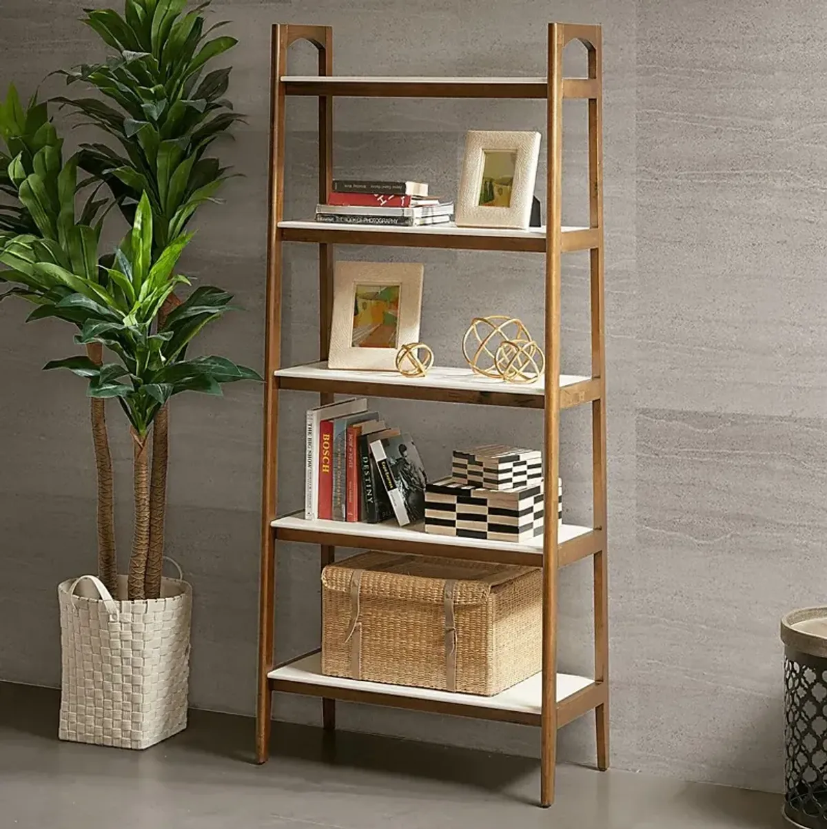 Lynndale Cream Bookcase