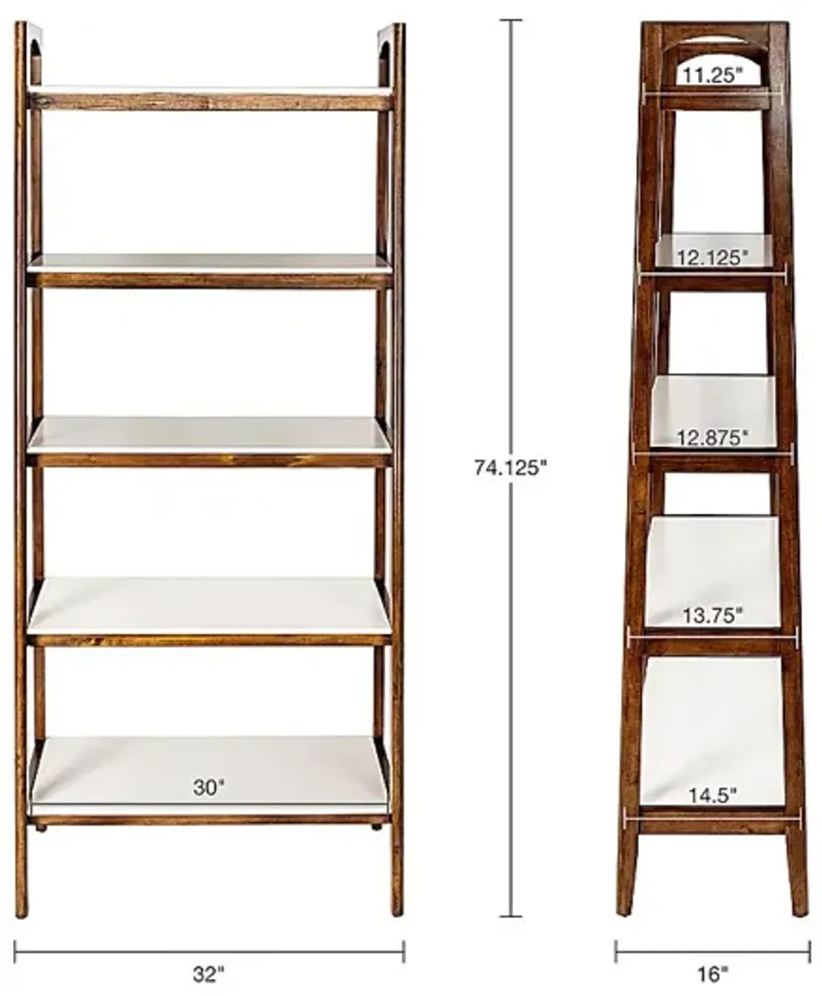 Lynndale Cream Bookcase