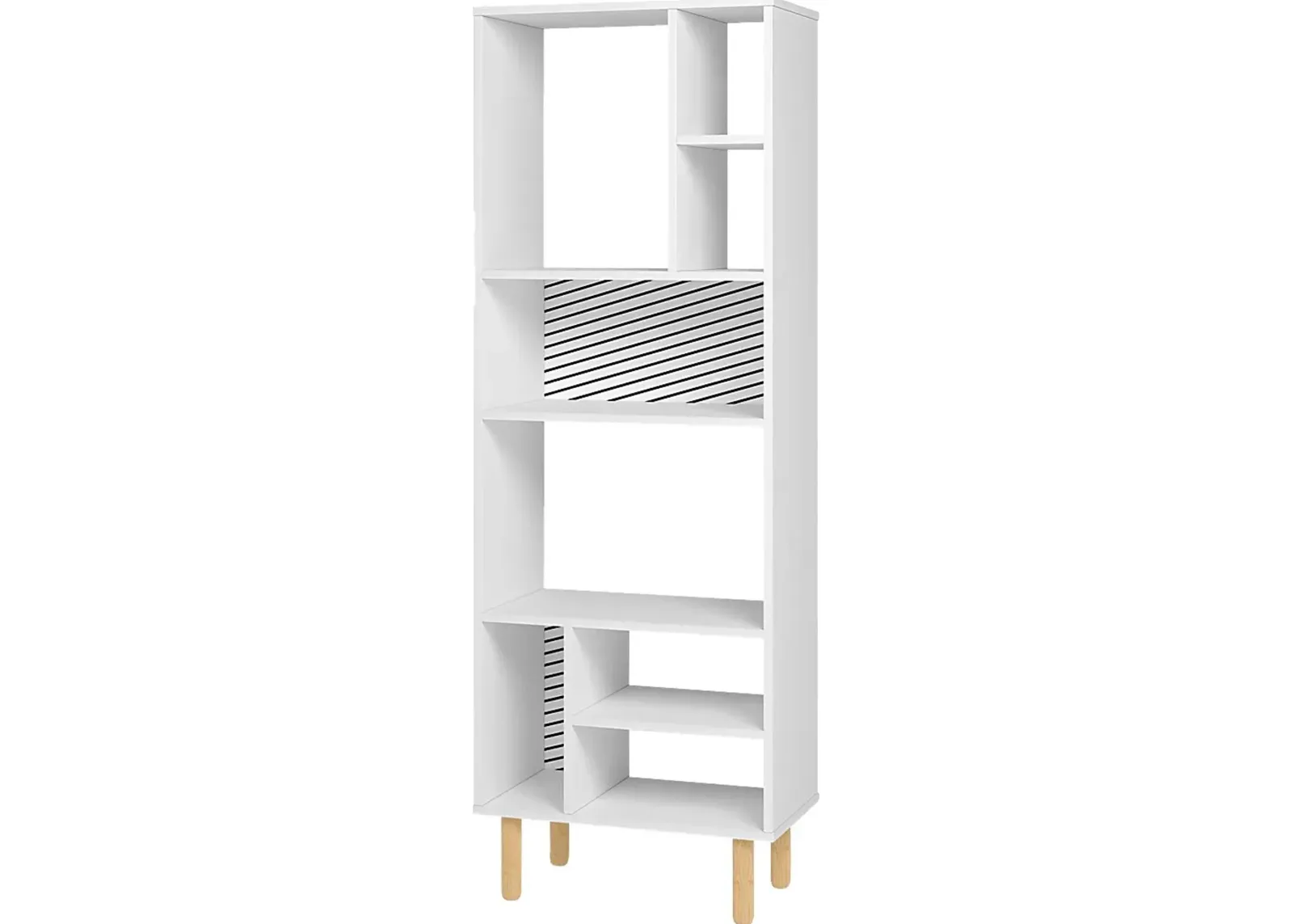 Mizeur V White Bookcase