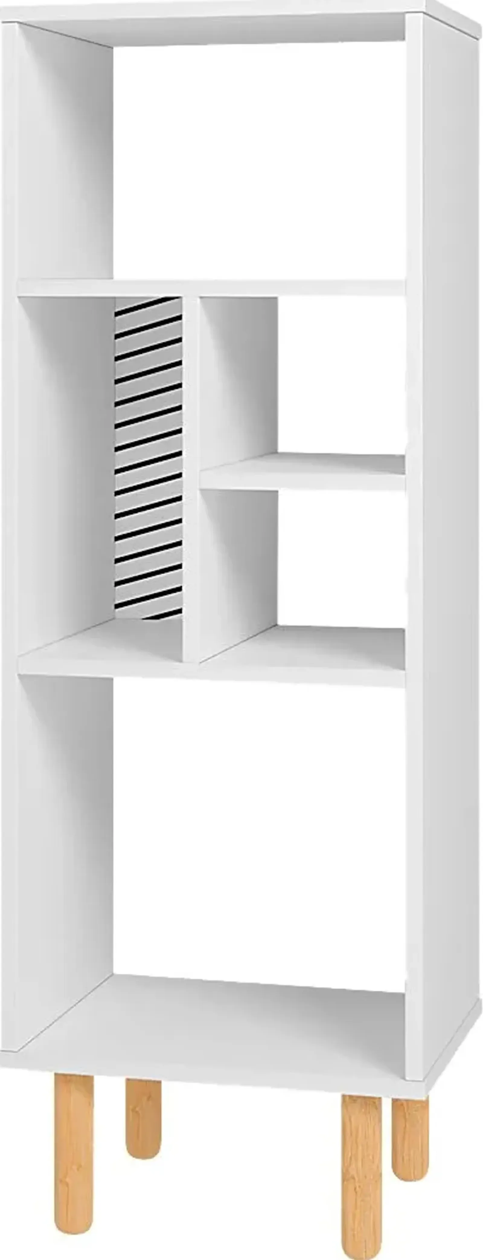 Mizeur VI White Bookcase