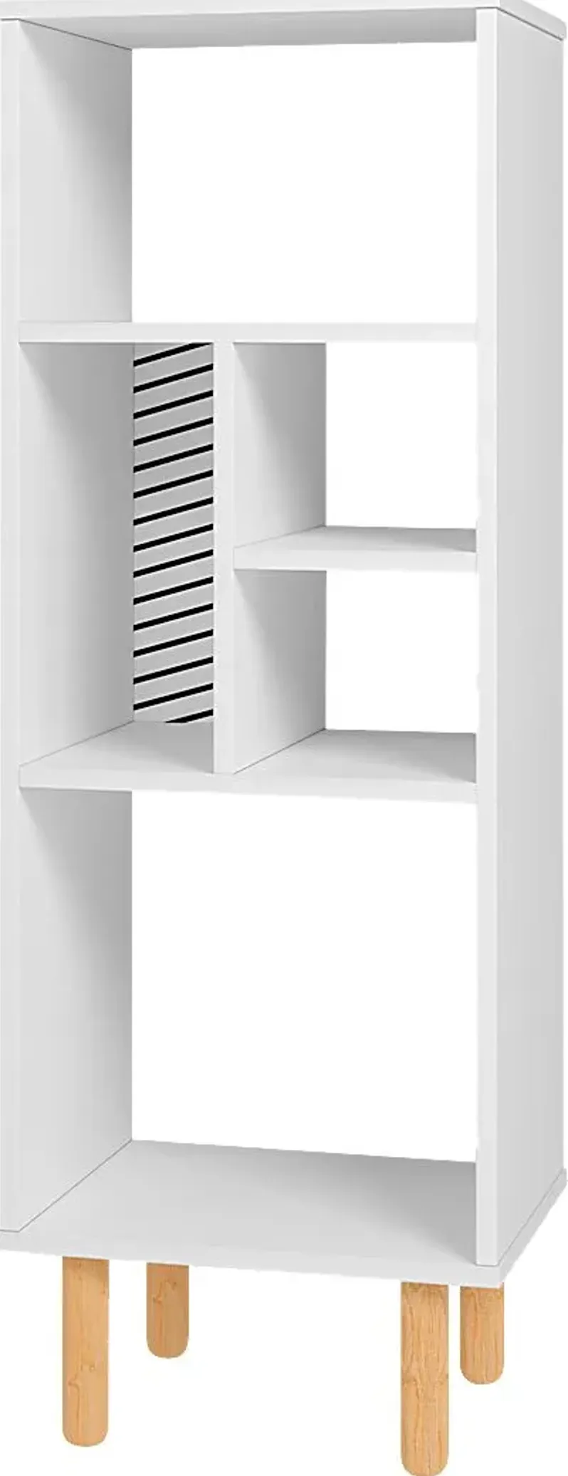 Mizeur VI White Bookcase