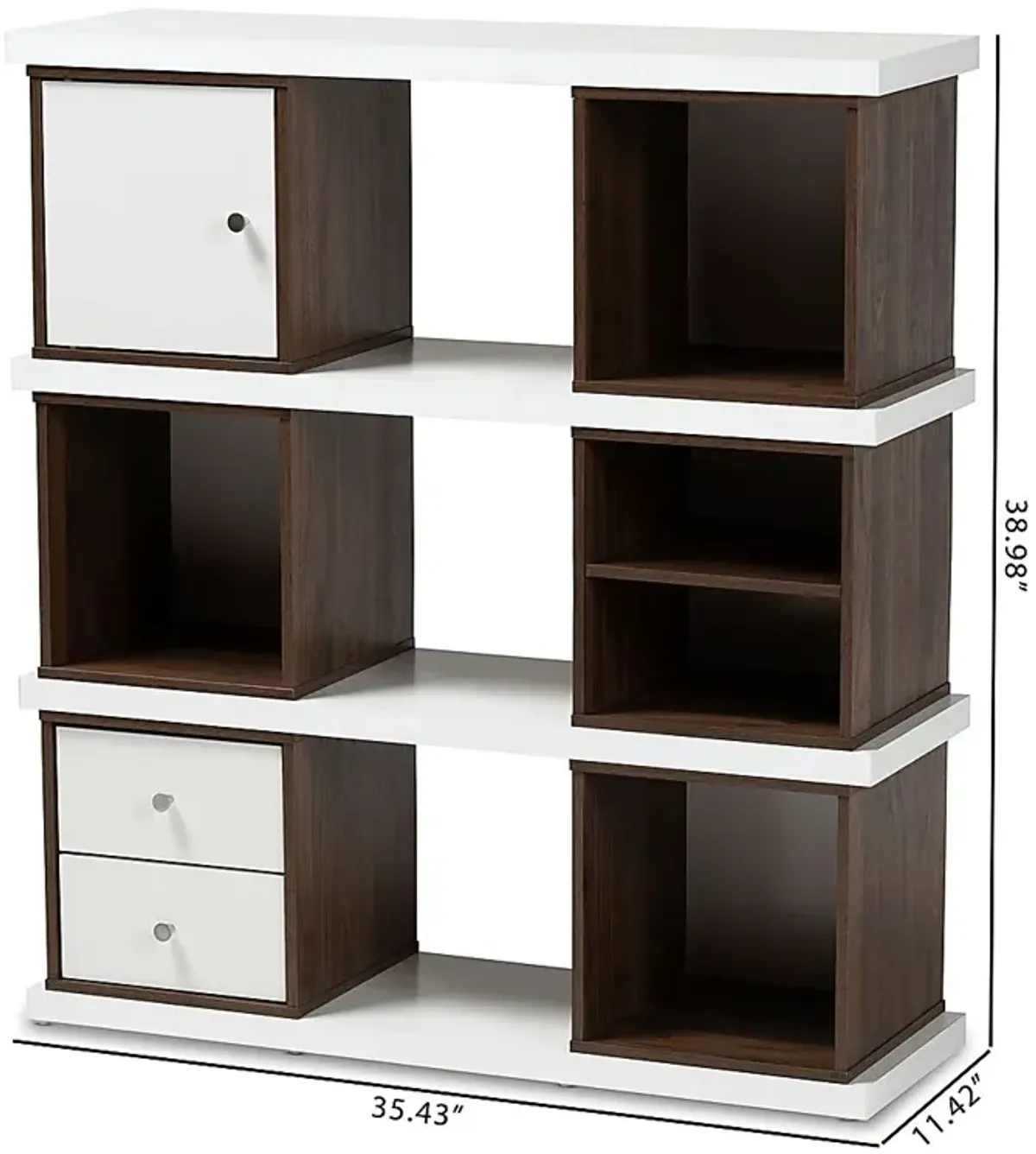 Alpenhorn White Bookcase