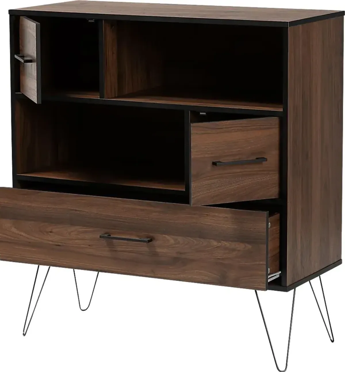 Alitak Brown Bookcase