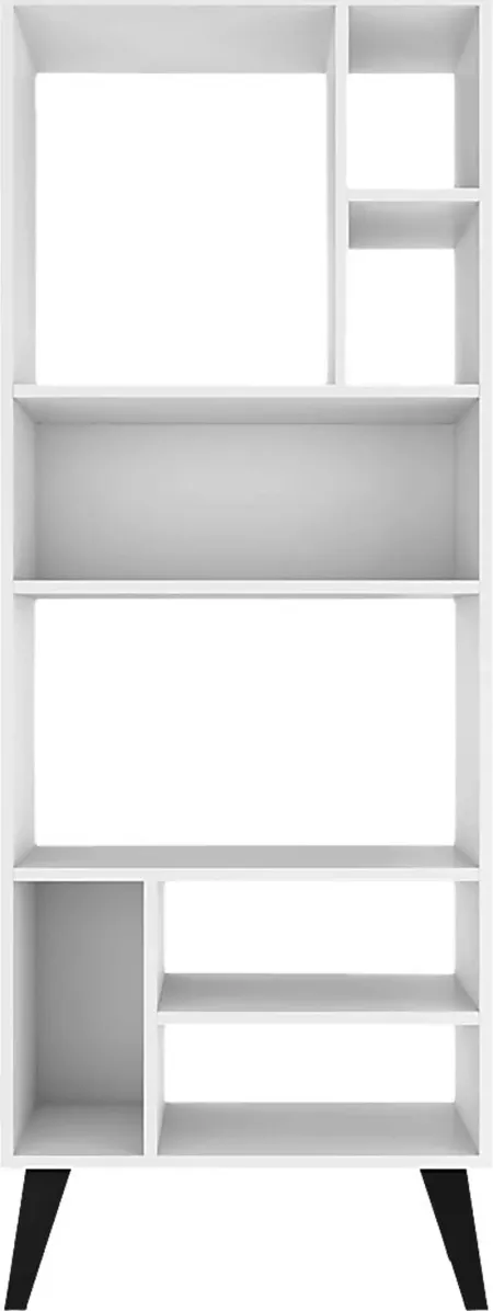 Loftus White Bookcase