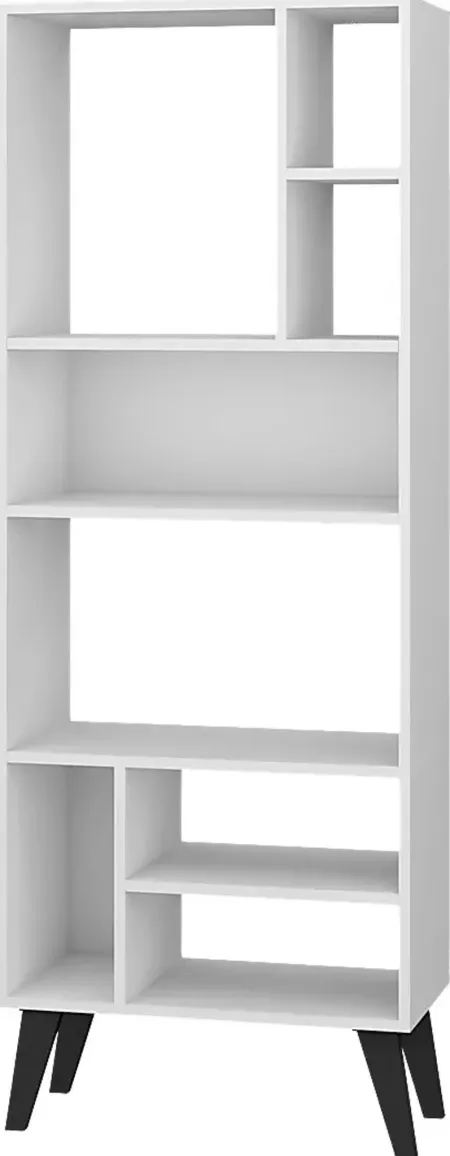 Loftus White Bookcase