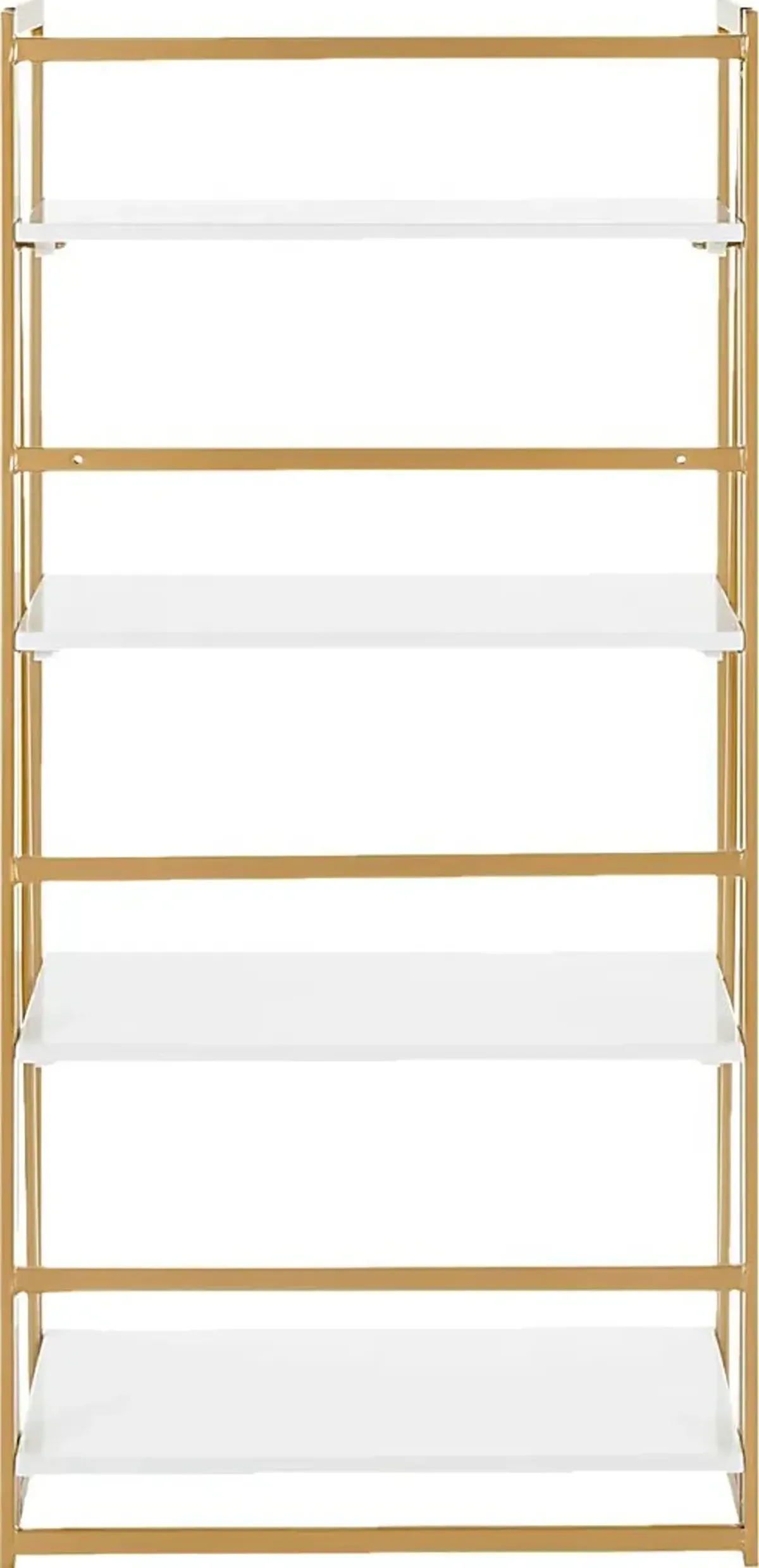 Fourche White Bookcase