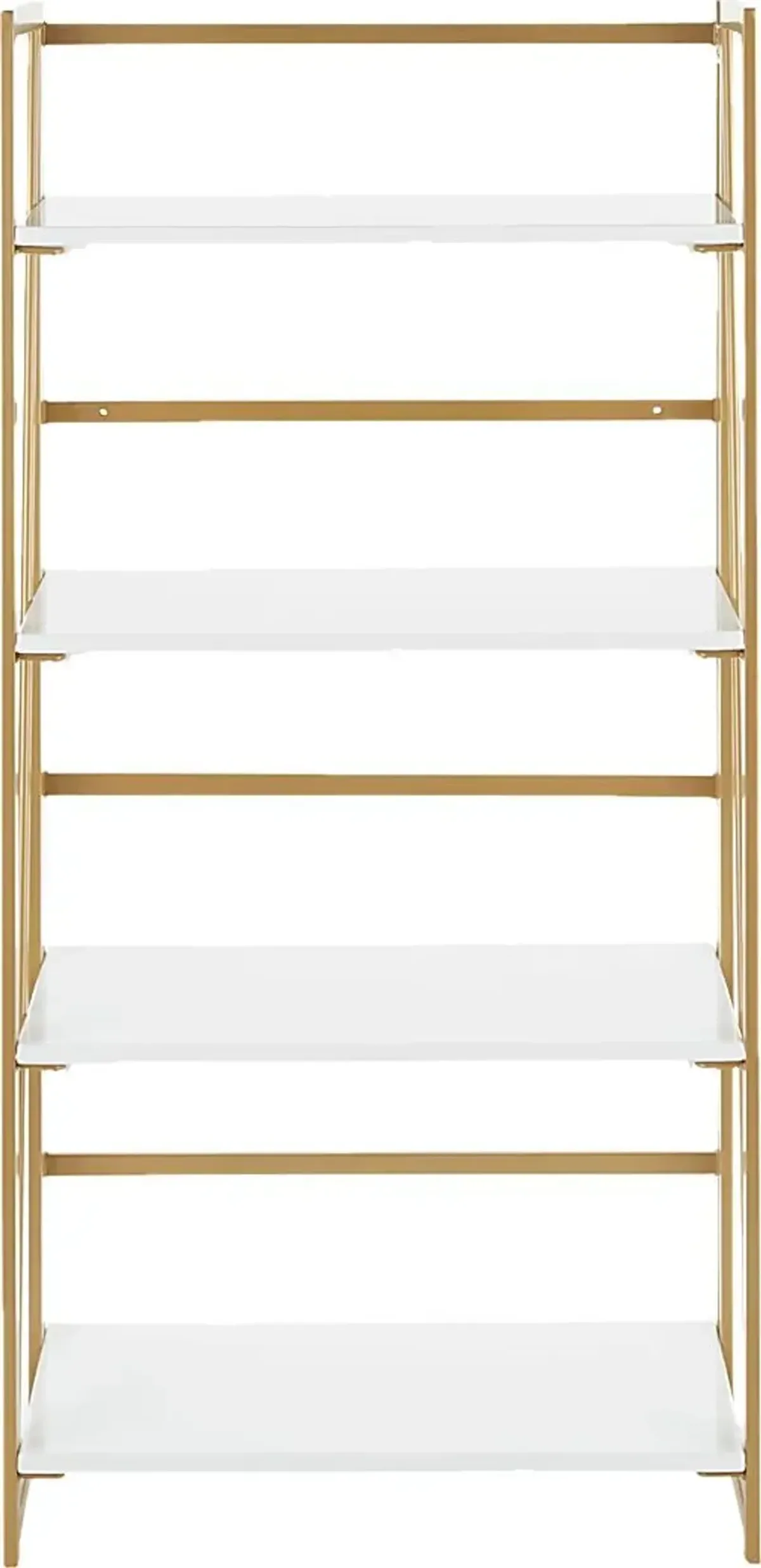 Fourche White Bookcase