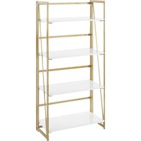 Fourche White Bookcase