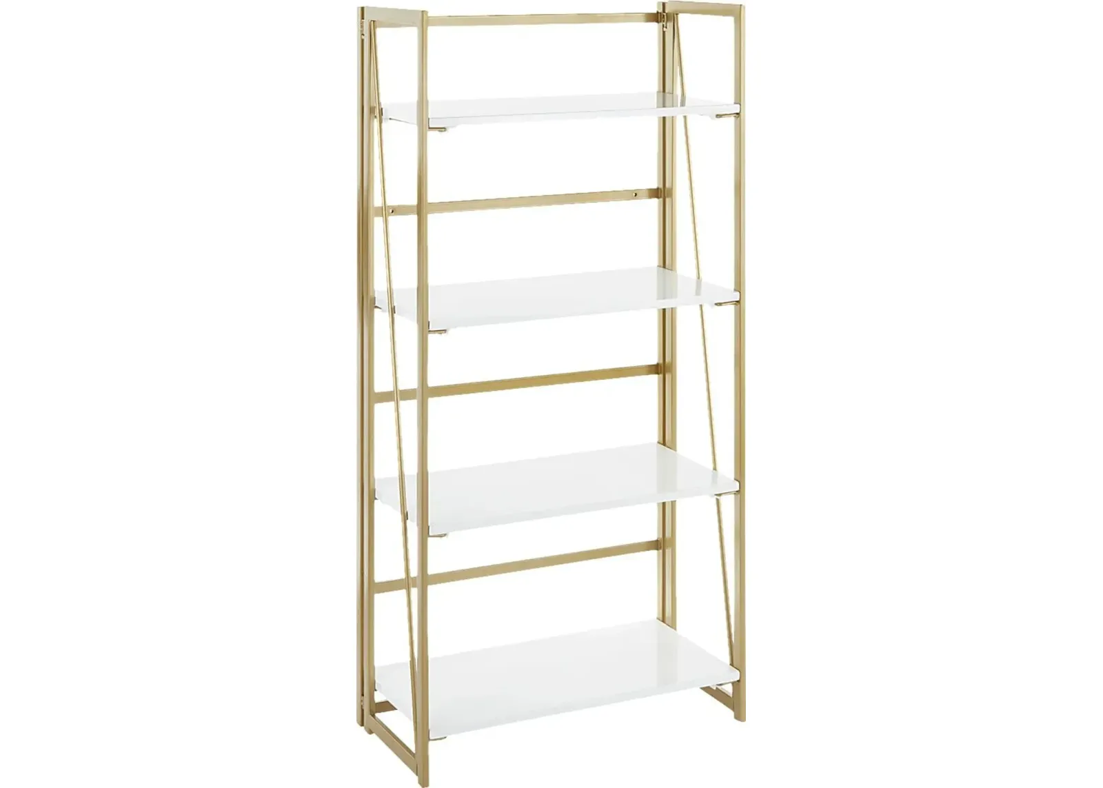 Fourche White Bookcase