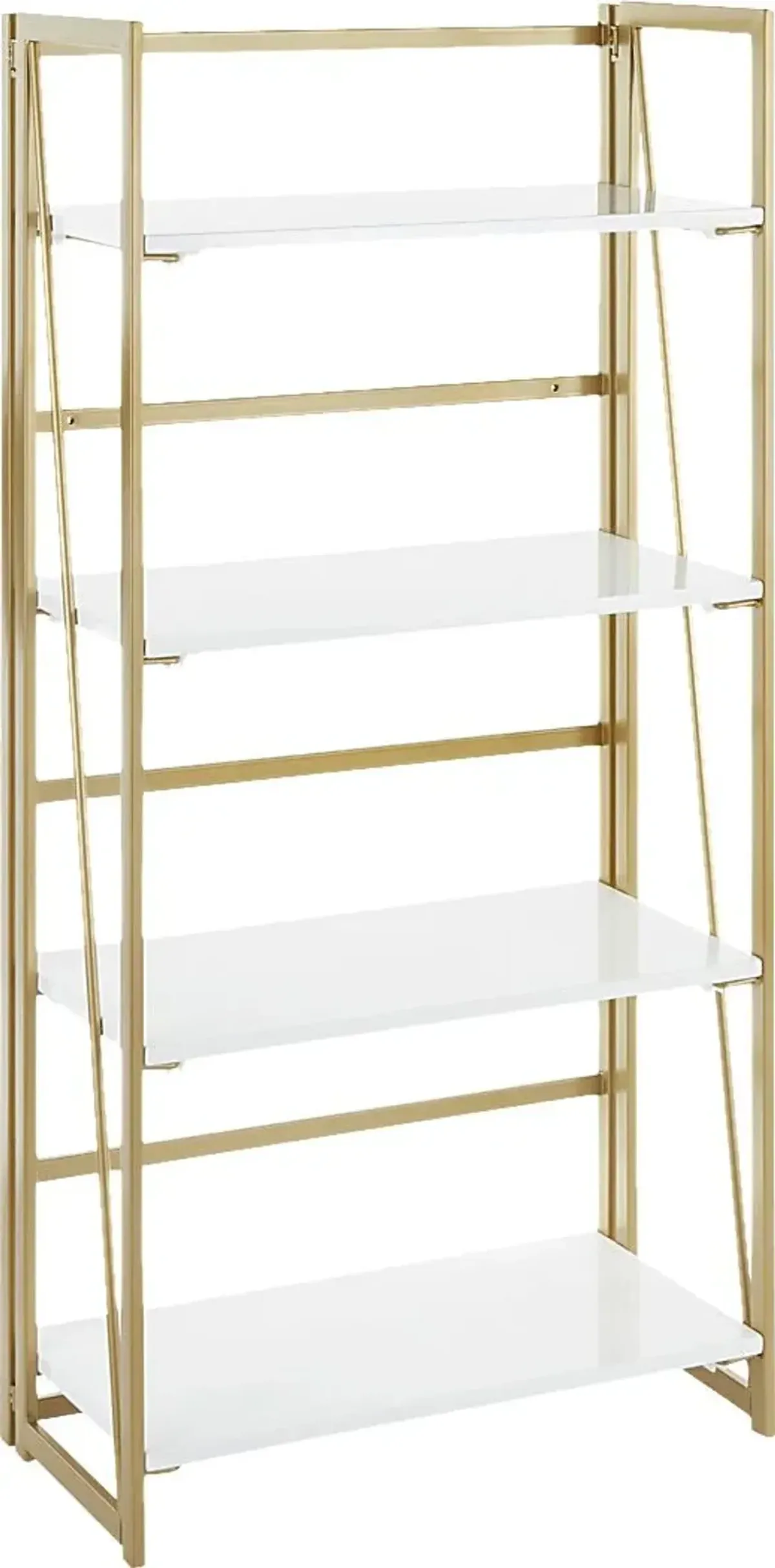 Fourche White Bookcase