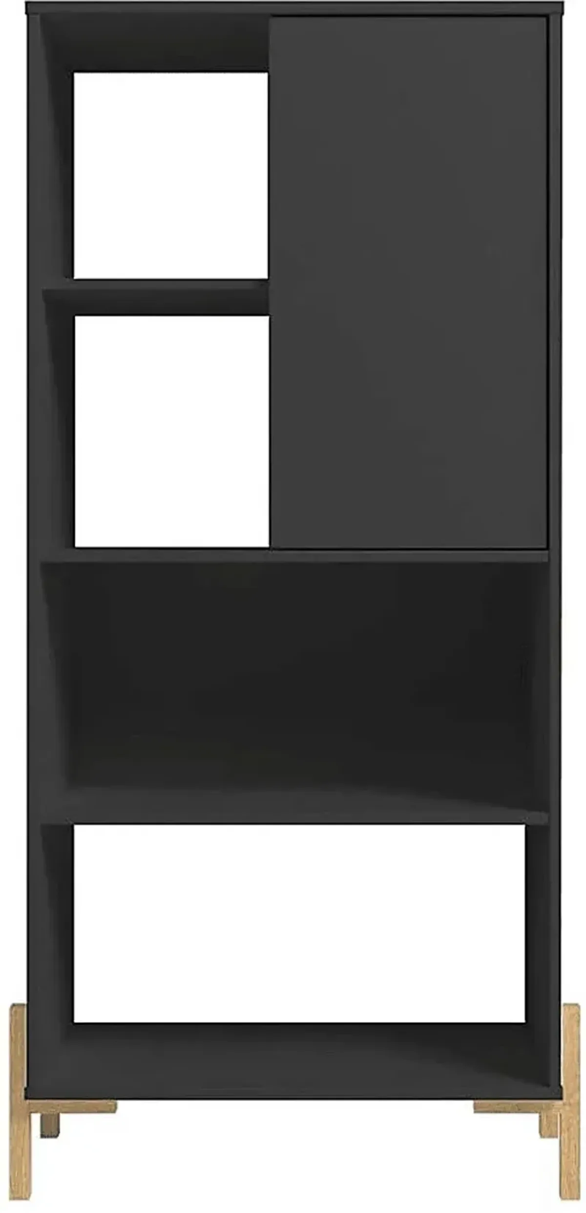 Ridgesmill Black Bookcase