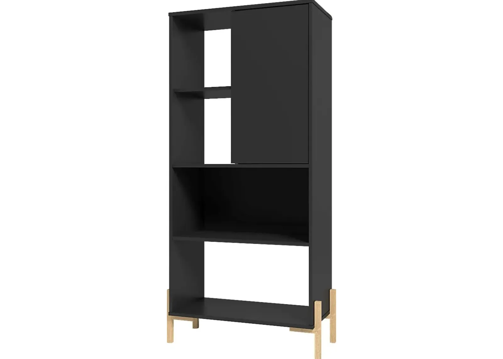 Ridgesmill Black Bookcase